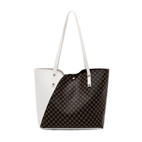Sac à main de luxe pour femme, imprimé, tendance, rétro, en PU, carré, vente en gros