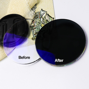 Lentes Fotocromáticas 1,56 Asféricas Impermeables Spin-Coating Lentes Fotocromáticas de Corte Azul Oftalmicos Lentes - Product Image 2