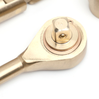 Jeu de douilles antidéflagrantes 32 pièces, outils à main anti-étincelles, clé en aluminium bronze, kit d'outils complet anti-étincelles