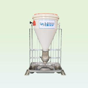 Alat makan babi otomatis, Tempat makan Stainless Steel bentuk barel bulat untuk babi - Product Image 5