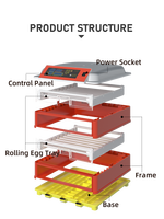 Incubateur et couveuse automatique, incubateur pour ufs/équipement de fermeture