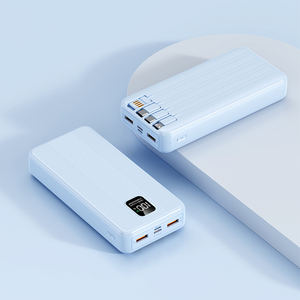 Batterie externe universelle intelligente à double port USB, charge rapide 22,5 W PD, 20000 mAh, 16000 mAh, avec logo personnalisé, dotée de cellules Li-Polymère - Product Image 5