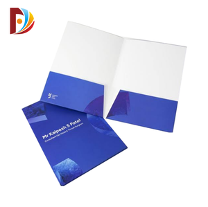 Папка для документов формата А3/А4 с двумя карманами, с возможностью печати логотипа, с ламинированием из крафт-бумаги и печатью на пленке - Product Image 4