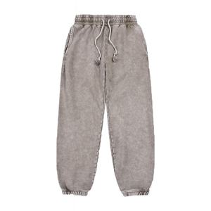 กางเกงจ็อกเกอร์ผ้าฝ้าย 100% สกรีนโลโก้ได้ สำหรับออกกำลังกาย ระบายอากาศดี สไตล์วินเทจ มีกระเป๋า กางเกงเอวกลางสำหรับผู้ชาย บริการ OEM - Product Image 6