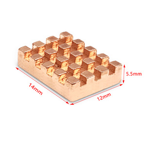 FANNER A8 Dissipateur thermique en cuivre pur, 8 pièces, pour mémoire graphique, carte mère, équipement de surveillance de plaque à induction - Product Image 2