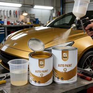 Pintura Automotriz de <span class=keywords><strong>Poliuretano</strong></span> de <span class=keywords><strong>Dos</strong></span> <span class=keywords><strong>Componentes</strong></span> con Alto Brillo 2K para Pintar Automóviles, Repintado de Carrocería, Resistente a Rayones y Rayos UV - Product Image 2