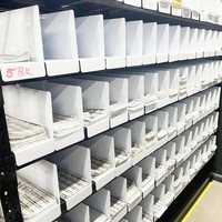 Séparateurs d'étagères en PVC pour placards, séparateurs d'étagères en bois, organisateur de vêtements et rangement de chambre, organisateur d'étagères