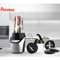 1000W 2 In 1 Krachtige Mixer Voor Thuisgebruik Met Grinder Chopper Keukenmachine Proteïne Shake Juicer Blender Verstelbare Snelheid