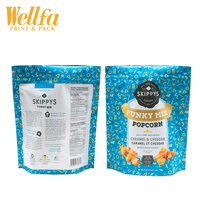 Sac fabricant pochette en mylar à fermeture refermable debout personnalisée graines de tortilla pommes de terre frites pop-corn sac d'emballage en plastique