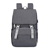 Sac à couches multifonction pour bébé, sac à dos étanche pour maman, chargeur USB, à langer, nouvelle collection