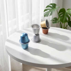 Cápsula de Café Vacía Reutilizable y Desechable de Grado Alimenticio Compatible con Cafeteras <span class=keywords><strong>Nespresso</strong></span> - Product Image 1
