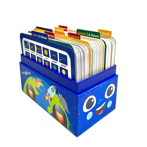Bébé imprimé personnalisé abc pharmacologie <span class=keywords><strong>animaux</strong></span> parlant cartes flash jouets d'apprentissage des langues personnalisées cartes flash d'apprentissage - Product Image 5