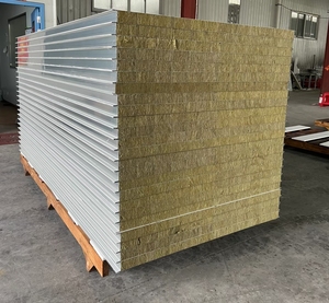 Chống cháy, cách nhiệt và cách âm đá len <span class=keywords><strong>Sandwich</strong></span> <span class=keywords><strong>Panel</strong></span> Trần tấm cho phòng sạch Hội Đồng Quản Trị - Product Image 4