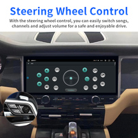 Autoradio GPS de 12,3 pouces pour Porsche Macan 2014-2017 Android avec lecteur multimédia et CarPlay