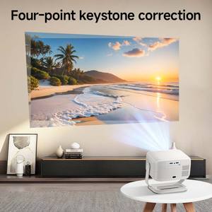 Proyector LED <span class=keywords><strong>de</strong></span> Pared T1 para Dormitorio, 720P, Compatible con <span class=keywords><strong>1080P</strong></span> y <span class=keywords><strong>4K</strong></span>, Bajo Ruido, Bajo Precio, Chip H713, Android 11, Portátil, 300 Lúmenes - Product Image 1