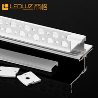 Chaînes LED de ligne d'ombre à faible éblouissement encastrées Trimless