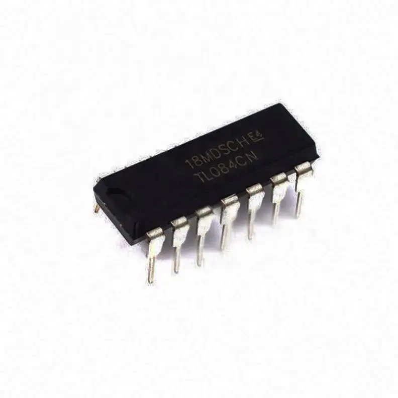 Electronic Components Tl084cn Asli Op Amp Quad Gp 18v 14-pin Pdip Four Operational Amplifier Chip Original Ic Tl084