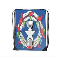 Sac à cordon personnalisé sur le thème de Saipan, idéal pour les étudiants, la salle de sport et comme cadeau de vacances