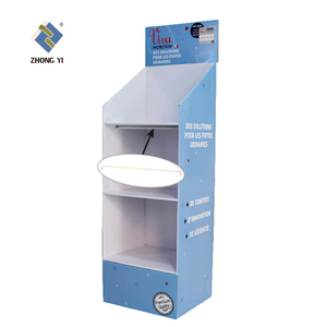 Rak Display iklan berdiri rak Display kardus promosi Supermarket kustom - Product Image 6