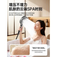 Pommeau de Douche Pressurisé avec Pistolet de Pulvérisation – Design Moderne et Simple, Jet d'Eau Puissant – Ensemble de Douche pour Salle de Bain
