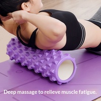 Rouleau de massage en mousse EVA creux pour yoga et équilibre, avec logo personnalisé, idéal pour l'exercice - Vente en gros 2026