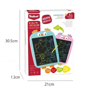 ชุดกระดานวาดรูปการ์ตูนแบบนำกลับมาใช้ใหม่ได้แผ่นวาดภาพสเก็ตช์ภาพสำหรับของเล่นเด็กแผ่นเขียน LCD สี<span class=keywords><strong>นก</strong></span><span class=keywords><strong>ฮูก</strong></span> - Product Image 5