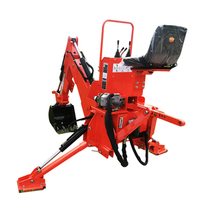Attache de pelle rétrocaveuse <span class=keywords><strong>hydraulique</strong></span> autonome pour <span class=keywords><strong>tracteur</strong></span> à attelage trois <span class=keywords><strong>points</strong></span>, avec pince <span class=keywords><strong>hydraulique</strong></span> et <span class=keywords><strong>godet</strong></span> de 15 pouces - Product Image 2