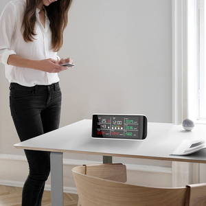 Analyseur de gaz Wi-Fi multifonctionnel direct usine, détecteur de concentration PM2.5, CO2, HCHO, TVOC avec capteur NDIR, alimenté par batterie, pour extérieur - Product Image 5