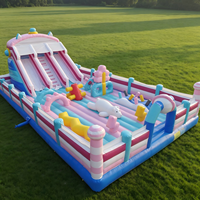 Château gonflable commercial en PVC avec toboggan, nouveau design, château gonflable pour enfants