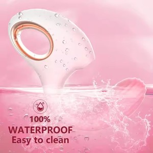 Suxueブレストサックマッサージャー大人の大人のおもちゃ女性の大人のおもちゃ2in1振動と吸う唇ディルドバイブレーターマシン10モード - Product Image 5