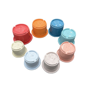 <span class=keywords><strong>Juguetes</strong></span> Montessori, Vasos Apilables Arcoíris, Juguete Educativo para Bebés, Vasos para Apilar y Encajar - Product Image 4