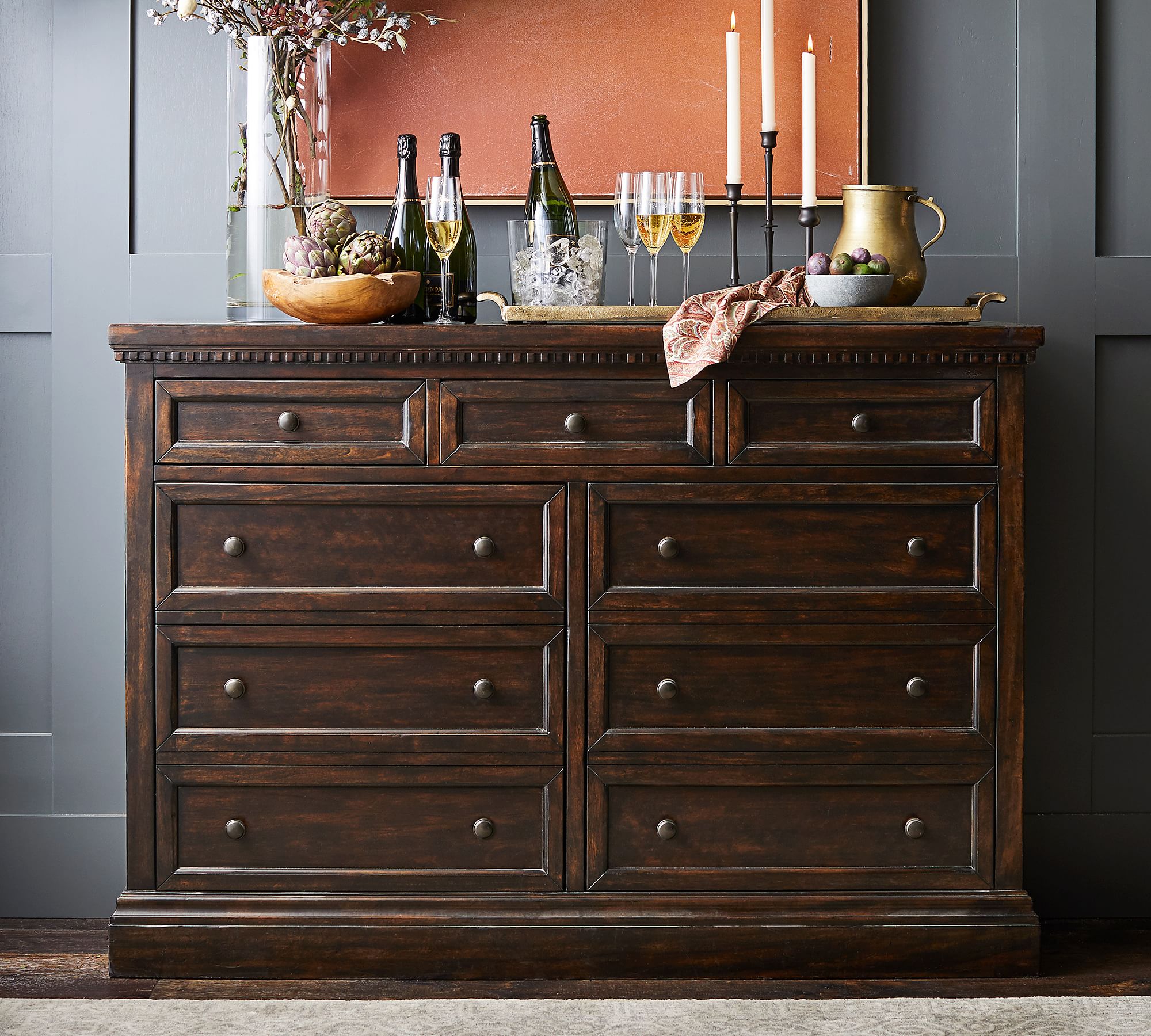 buffet cabinet wood modern luxury indoor furniture 60
