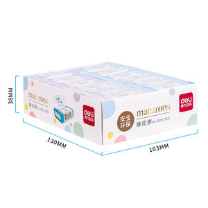 Дели студент ПВХ красочный карандаш ластик - Product Image 2