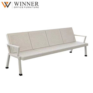 Chaise d'attente en métal à 3 places pour hôpital, clinique, aéroport, salle d'attente, banque - Product Image 2