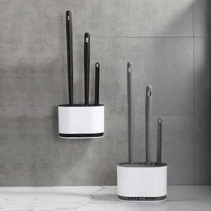 Ensemble de <span class=keywords><strong>brosse</strong></span> de toilette 3 pièces <span class=keywords><strong>Brosse</strong></span> de toilette 3 en 1 <span class=keywords><strong>Brosse</strong></span> murale sans perforation - Product Image 6