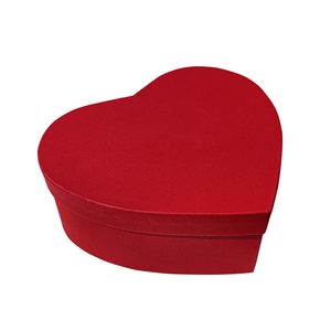 Caja de Regalo Rígida de Papel y Tela en Forma de Corazón, Personalizada y de Alta Gama, para San Valentín y Empaque de Bodas - Product Image 2