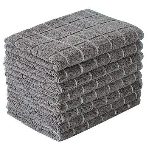 Microfiber Dish Towels Soft Super Absorbent Microfiber terry large square cloth 50x60cm