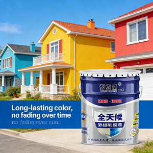 <span class=keywords><strong>Pintura</strong></span> de Látex <span class=keywords><strong>para</strong></span> Paredes Exteriores, Revestimiento Impermeable y Resistente al Sol, <span class=keywords><strong>Pintura</strong></span> <span class=keywords><strong>para</strong></span> Balcones y <span class=keywords><strong>Terrazas</strong></span>, Revestimiento <span class=keywords><strong>para</strong></span> Paredes Exteriores de Fácil Aplicación - Product Image 1