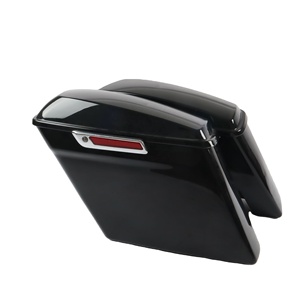 中国工厂新产品生动黑色2014哈雷戴维森旅游硬加长马鞍包 - Product Image 1