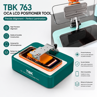 Machine d'alignement TBK-763 avec pompe à vide intégrée pour l'application de film de protection OCA sur écran d'iPhone, outil de réparation et de pose
