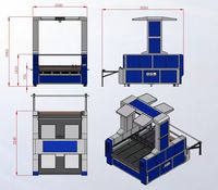 Máquina de Corte Láser de Sublimación de CO2 Tipo Gantry 1820 con Rieles de Guía HIWIN y Cámara Industrial para Alta Productividad