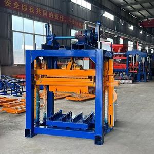 QT4-40 Handmatige Blok-En Baksteenmachine Kleine Baksteenmachine Getrilde Blokmachine - Product Image 5