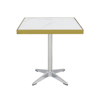 Meilleures ventes Base de table quatre étoiles en alliage d'aluminium à hauteur personnalisable Design minimaliste pour pieds de table à manger Meubles de maison