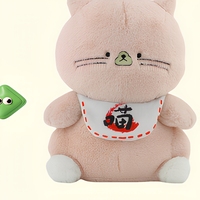 Porte-clés personnalisés OEM/ODM 10 cm, série animaux, pendentifs en peluche doux et mignons, cadeau de voyage, souvenir, vente en gros, mini porte-clés, chat de cuisine