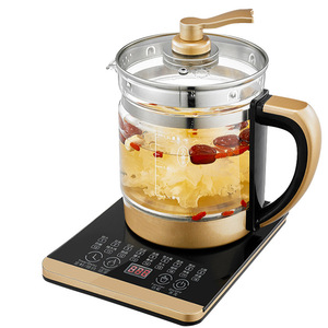 Soar Glass Tea Maker 1.5-2L Automatic Decoction Pot With Lid Heat Resistant For Flower Tea - Product Image 2