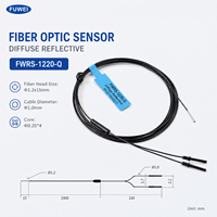 Sonde de détection à fibre optique à réflexion diffuse sans dents, cylindrique, FUWEI FWRS-1220-Q, amplificateur de fibre optique