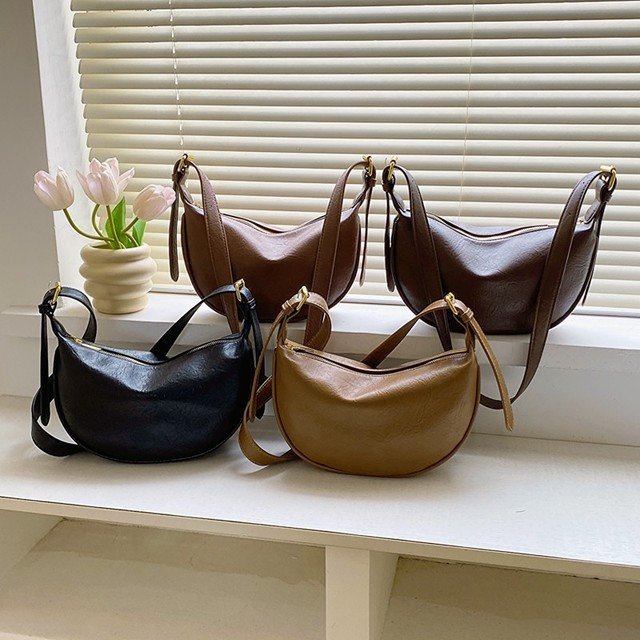 Best Selling Versatile Women's Crescent Shoulder Bag with Adjustable Strap for All Occasio