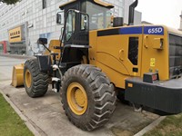 Chargeuse sur pneus SEM655D 5 tonnes la plus vendue, godet frontal robuste de 3m³, engin de terrassement, prix direct usine
