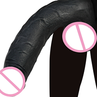 Dildo Masculino Gigante de 11 Pulgadas, Realista, Color Negro Carne, Silicona Líquida Suave, Juguete Sexual para Adultos, Diseño Café
