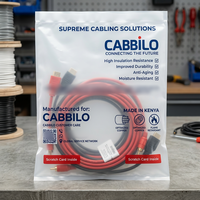 Sac pour fils et câbles en PE imprimé sur mesure |   Emballage résistant aux rayures et à l'humidité pour câbles électroniques